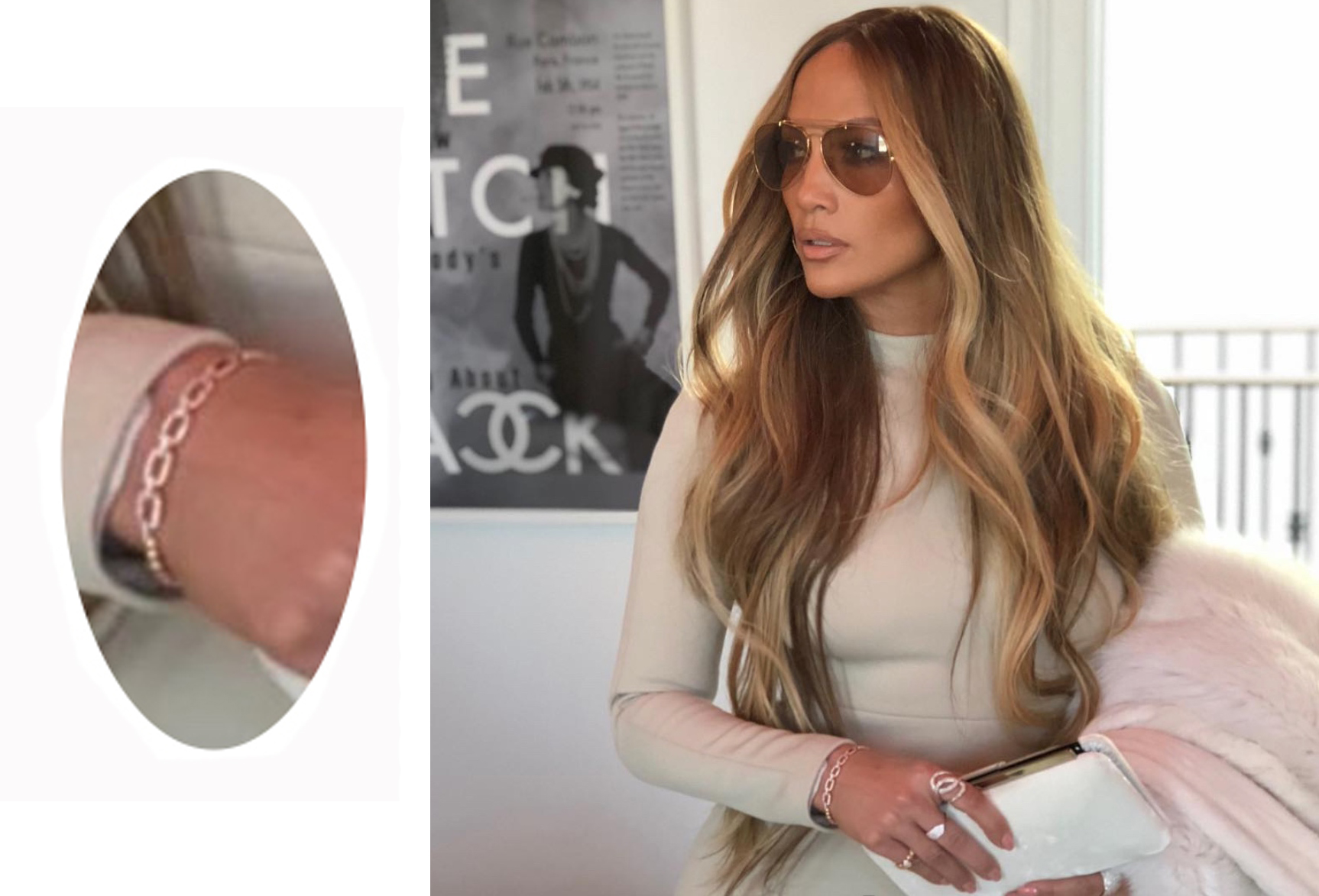 Jennifer Lopez Wearing Le Vian Bracelet on Instagram